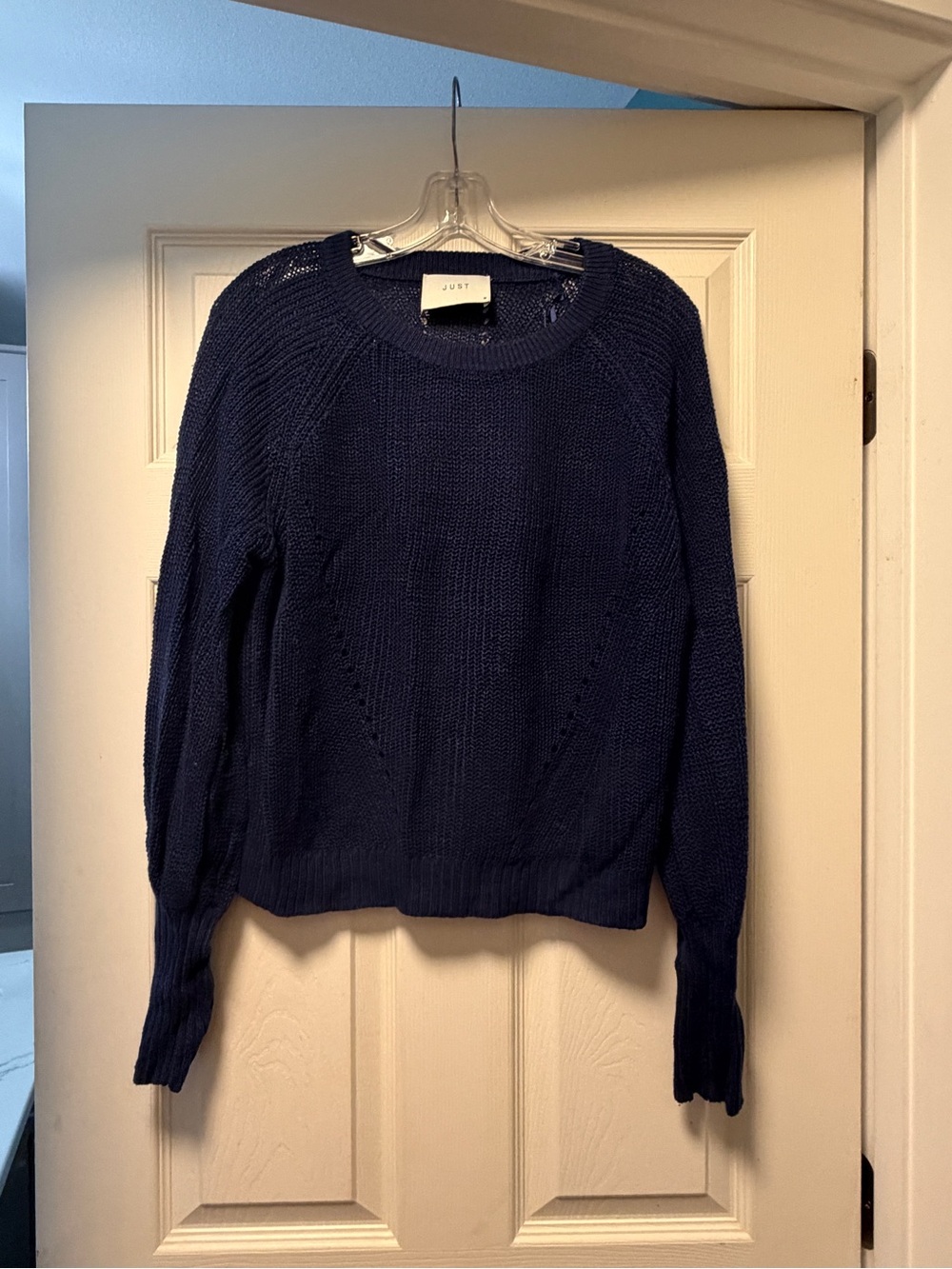 Just Female Dark Blue Knot Sweater - Picture 2 of 3